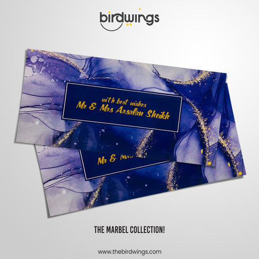Marbel Collection Name Printed Eidi Envelopes – Premium Money Envelopes Pakistan